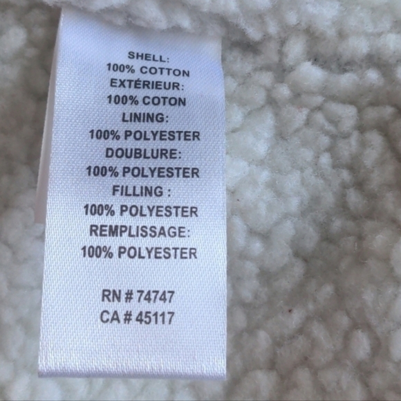 Natural Reflections Red Plaid Sherpa Lined Button Up Jacket size Small - Picture 5 of 6